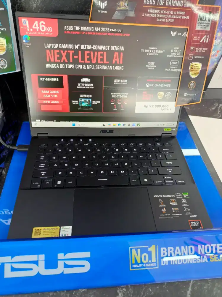 Kredit laptop Asus TUF A14 FA401UU tanpa DP dan ADM