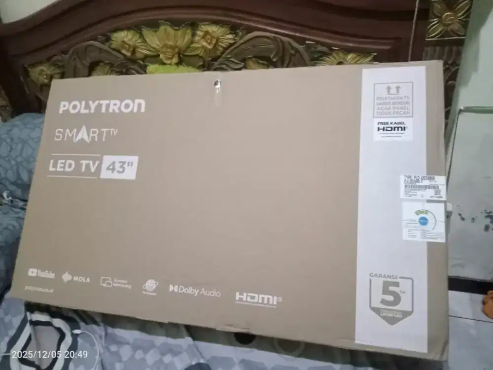 POLYTRON SMART TV 43 IN | BARU DAN GARANSI RESMI