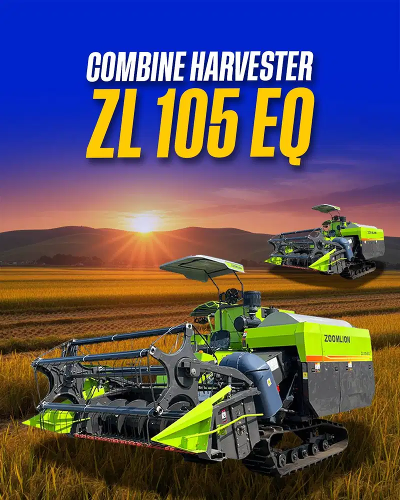 ZOOMLION COMBINE HARVESTER ZL 105-EQ