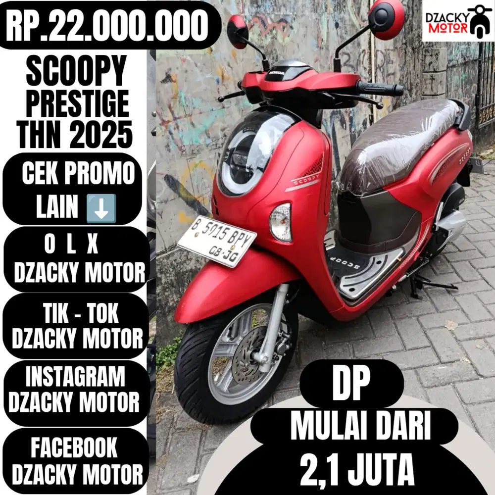 SCOOPY PRESTIGE THN 2025 SECOND LIKE NEW