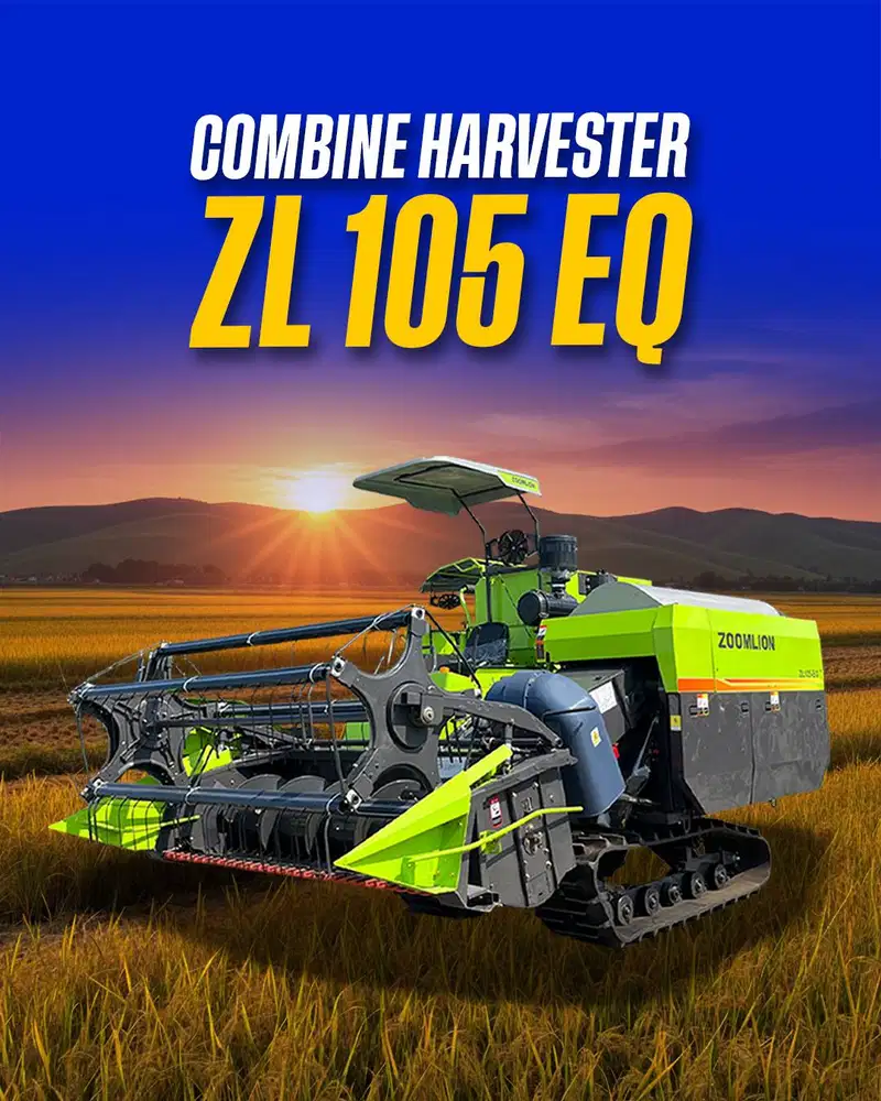 ZOOMLION COMBINE HARVESTER ZL 105-EQ