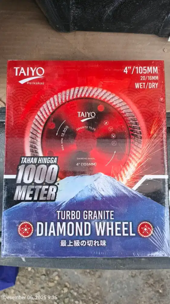 Diamond wheel atau mata potong granit,keramik, beton