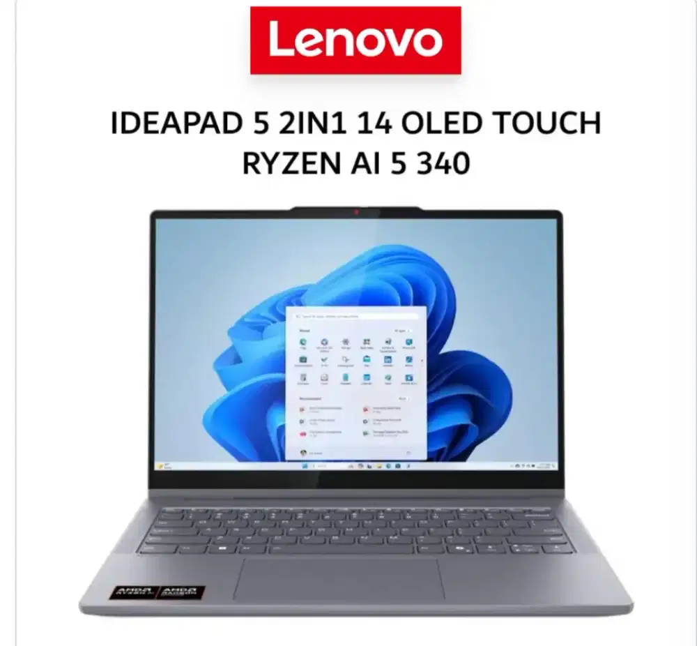 JUAL LAPTOP LENOVO IDEAPAD 5  2IN1 OLED TOUCH RYZEN AI 5 340