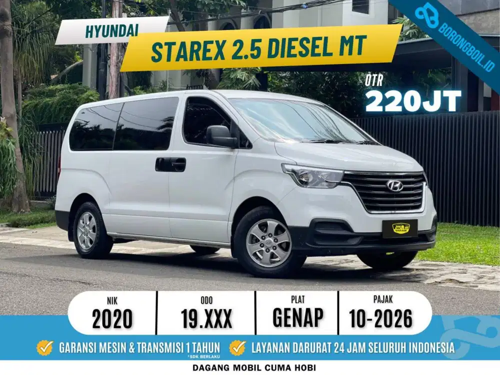 Hyundai Starex 2.5 Diesel Manual 2020 low KM