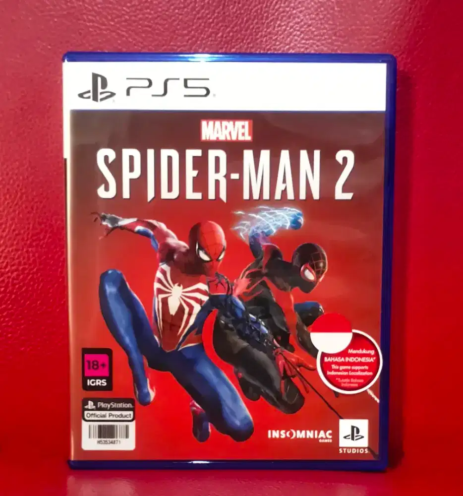 Kaset Bd Ps5 Spiderman 2