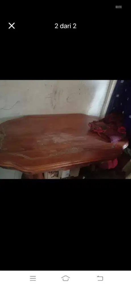Meja Makan Jati uk kurang lebih 1,5meter