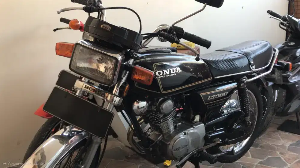 Honda GL100 Tahun 1983 Cat Stripping Original