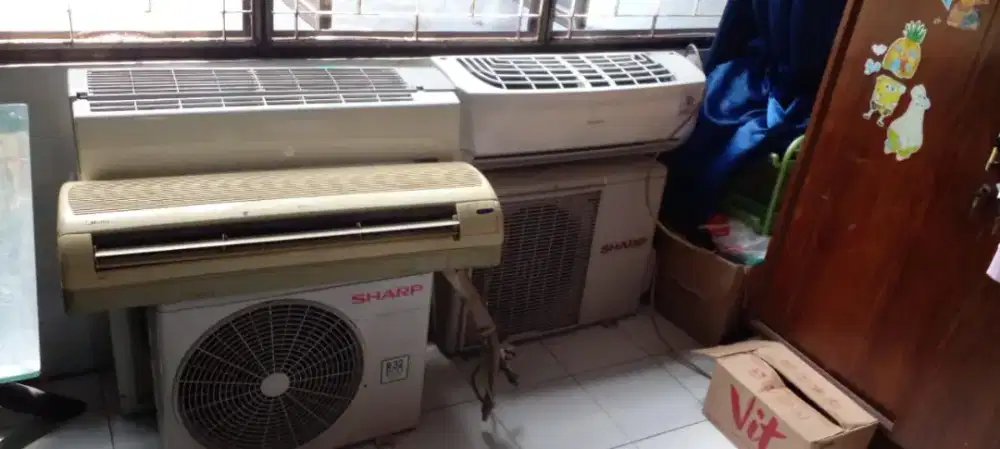 Terima ac bekas rusak