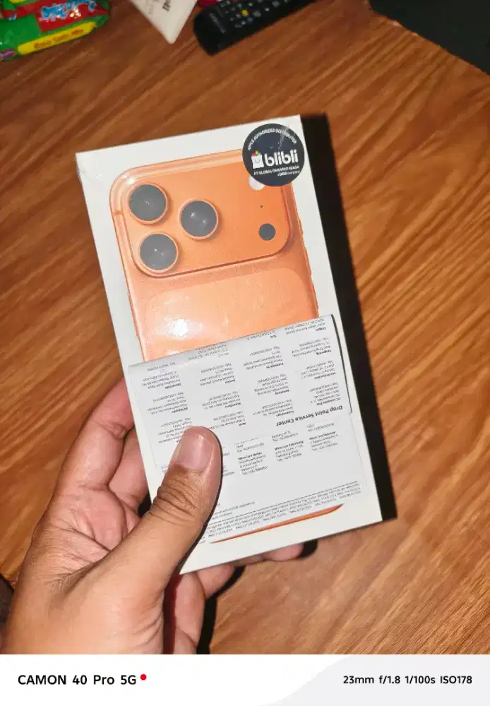 iphone 17 pro 256 baru garansi resmi greenpeel blm aktivasi