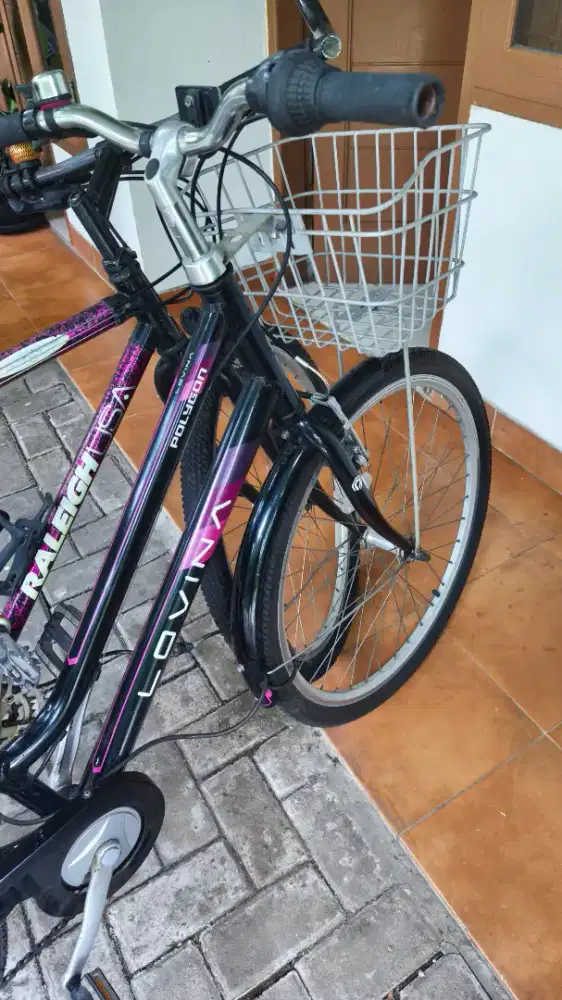 Polygon Livina preloved buat bunda si kecil boncengan keranjang