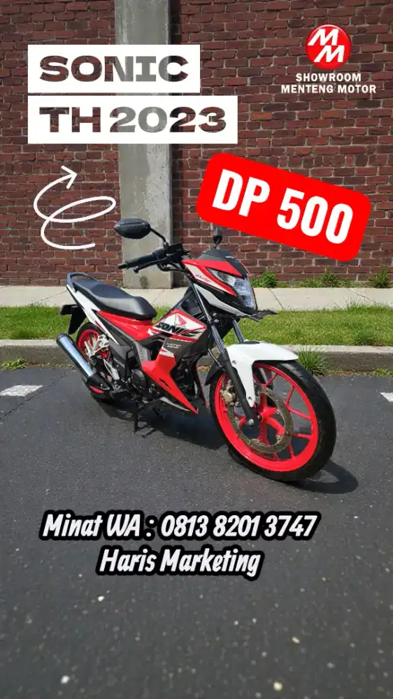 SONIC MERAH TH 2023, DP CUMA 500 RIBU