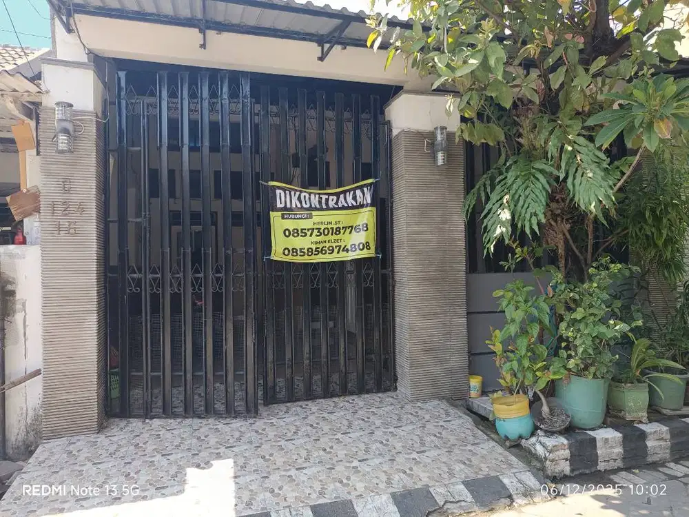 Di sewakan rumah di pondok candra indah,dekat bandara juanda Surabaya