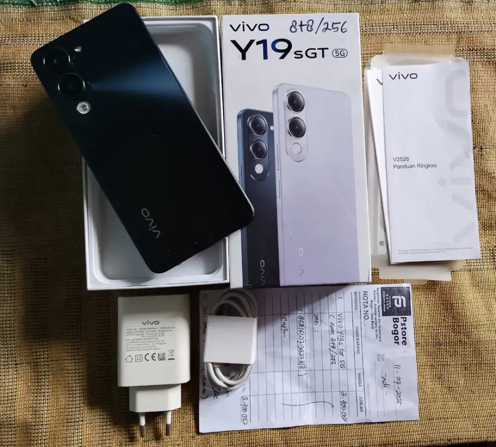 Vivo Y19s GT 5G Ram 8+8/256