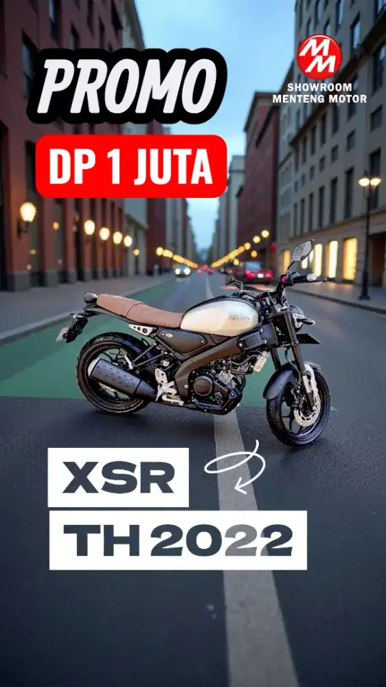 XSR SILVER TH 2022, DP CUMA 1 JUTA