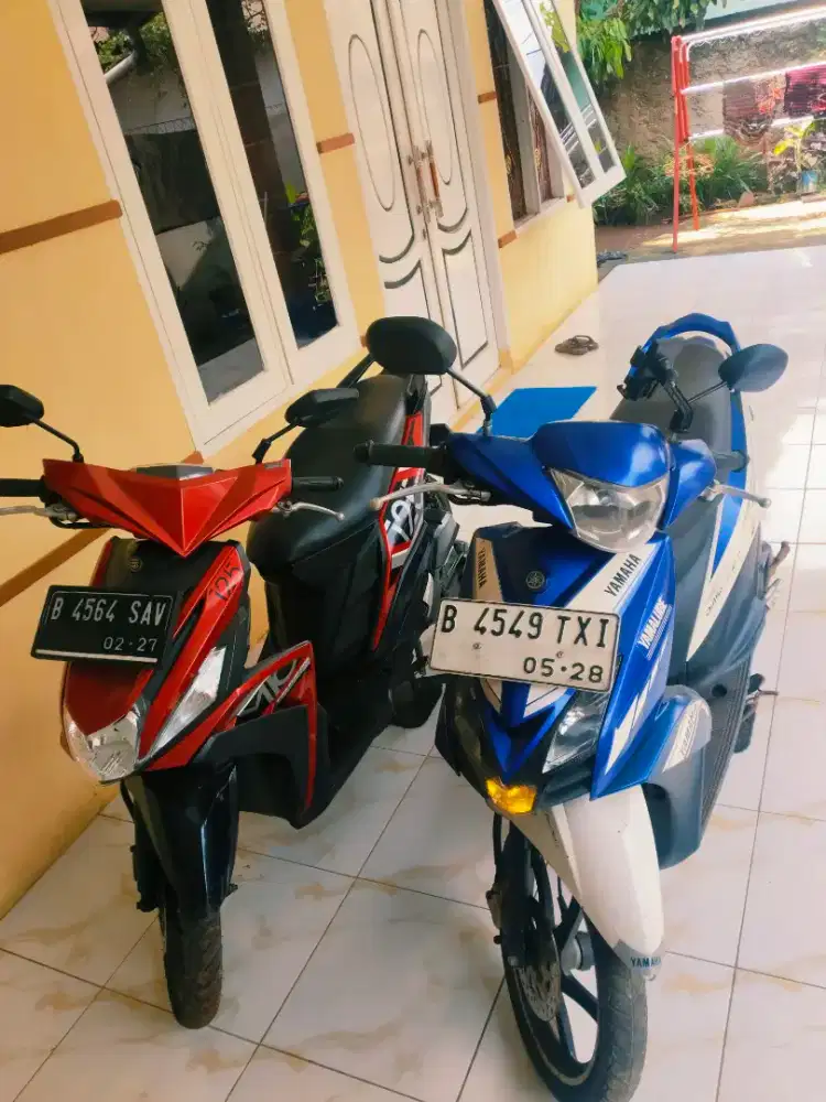 Mio GT 115 biru putih