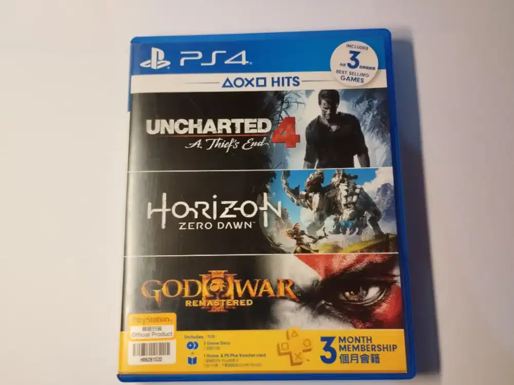 Jual Kaset Game PS 4 Original Second uncharted  Dan Horizon Zero Dawn