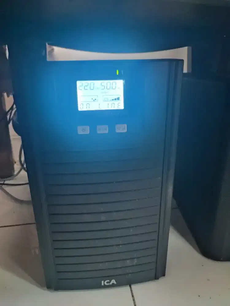 UPS Online ICA SE 2000 2 KVA lifepo4 bagus terawat