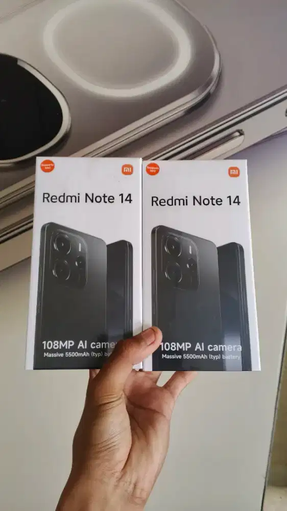 Redmi Note 14 8/256 Black [Baru, Garansi Resmi 15 Bulan]