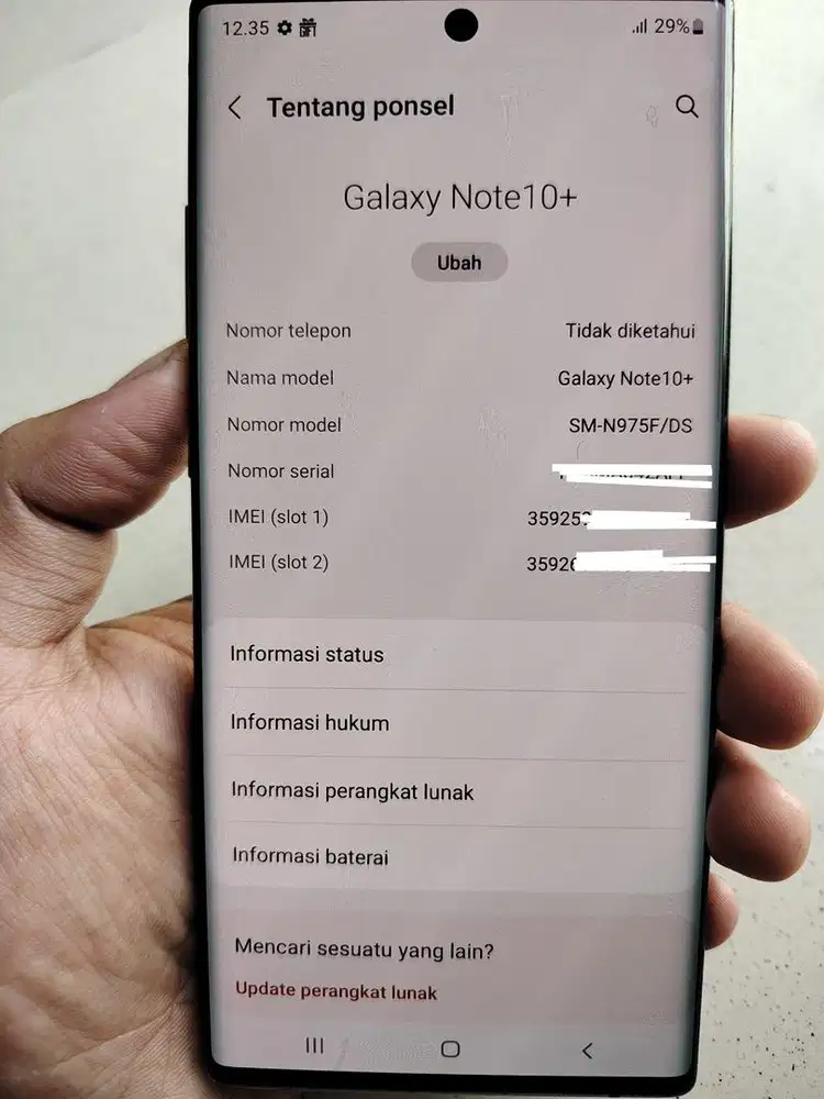 Jual Samsung not10+