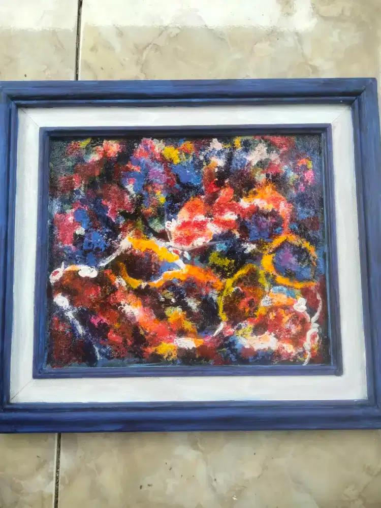 Lukisan Abstrak Decoratif