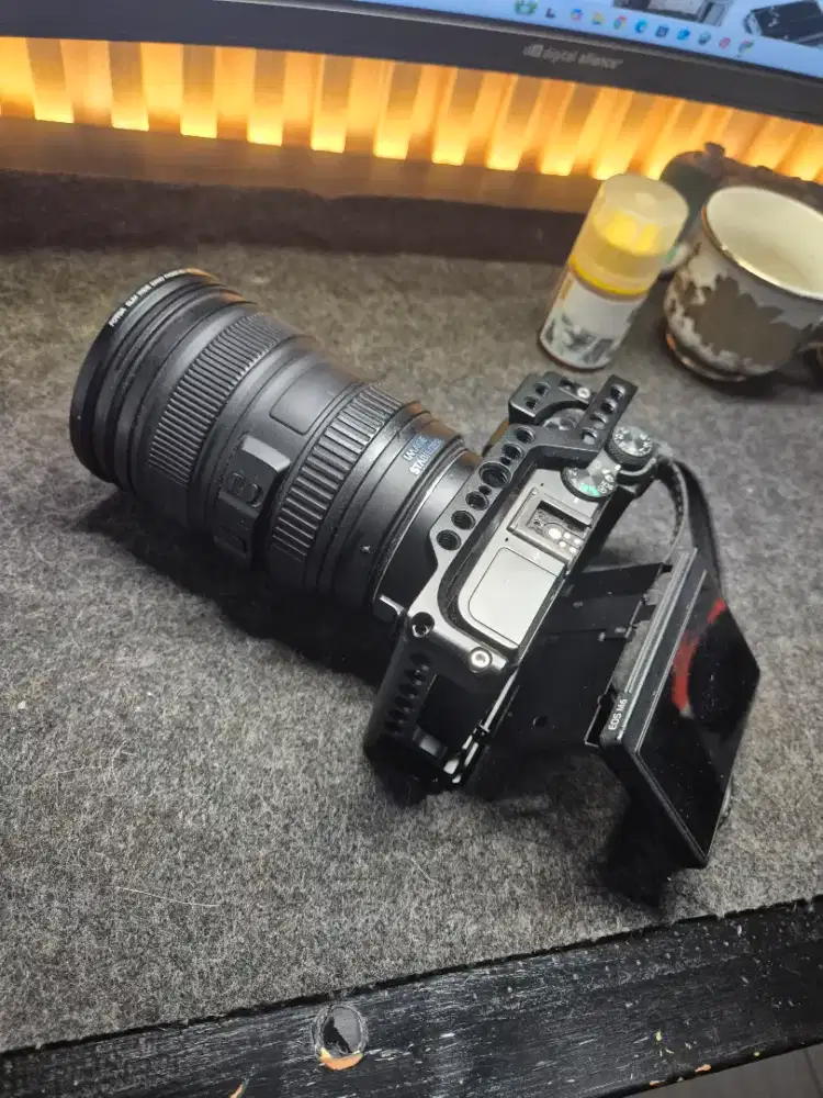 Canon m6 + lensa 24-105 f2.8 + adaptor filtrox