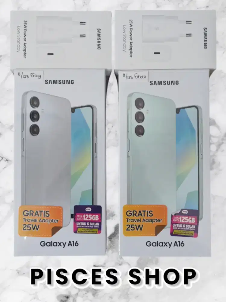 SAMSUNG GALAXY A16 LTE RAM 8/128 NEW Segel Garansi Resmi 1 Tahun