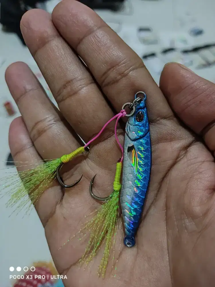 Metal Jig Umpan pancing Casting Gacor 7Gram-10g-15G-20Gram