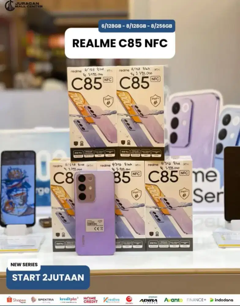 BARI REALME C85 NFC HP TAHAN AIR 6METER.HINGGA 60 HARI.BATERAI 7000MAH