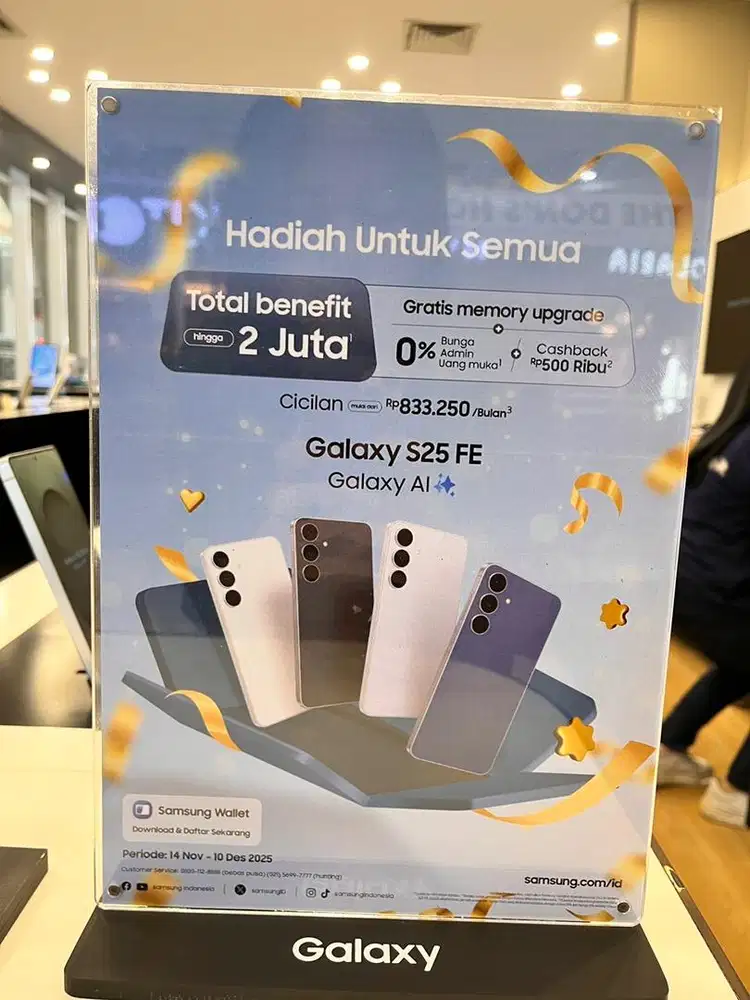 PROMO SAMSUNG AKHIR TAHUN BONUS HINGGA 5JUTAAN