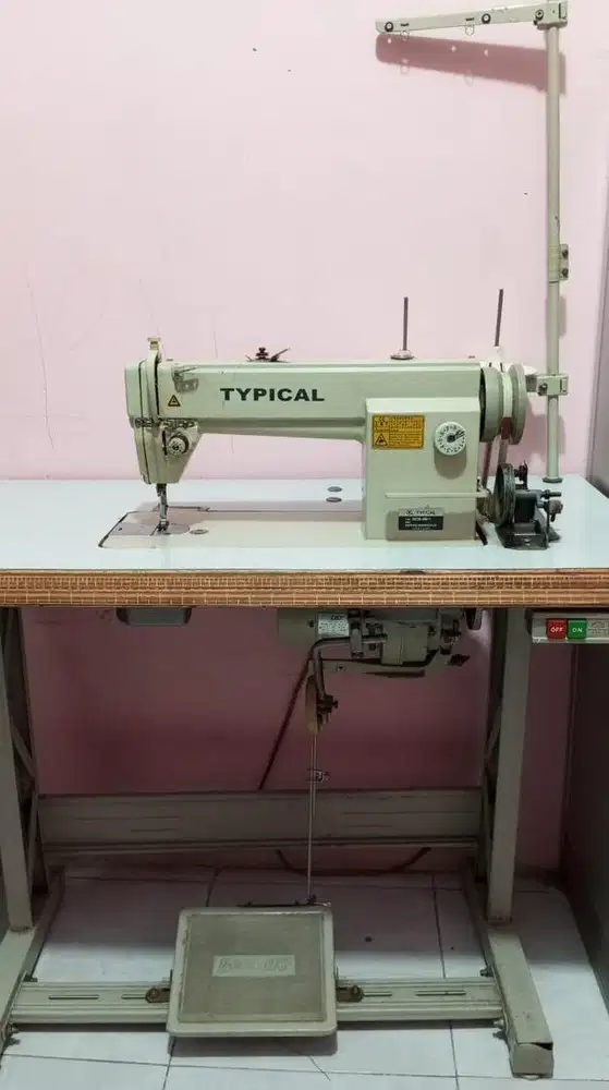Mesin Jahit Industri TYPICAL GC6-28 — Siap Pakai, Kondisi Mulus!