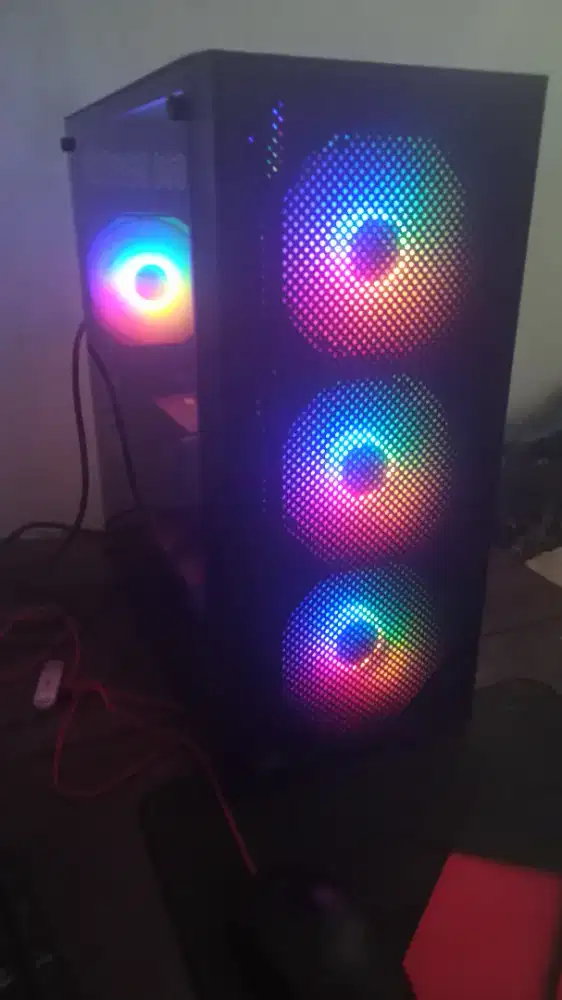 Jual PC Ryzen 5 4500 vga RX 6600 minus ssd