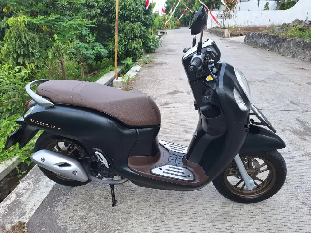 Scoopy 2024 keyless km 4rb pajak baru bisa cash/kredit syariah