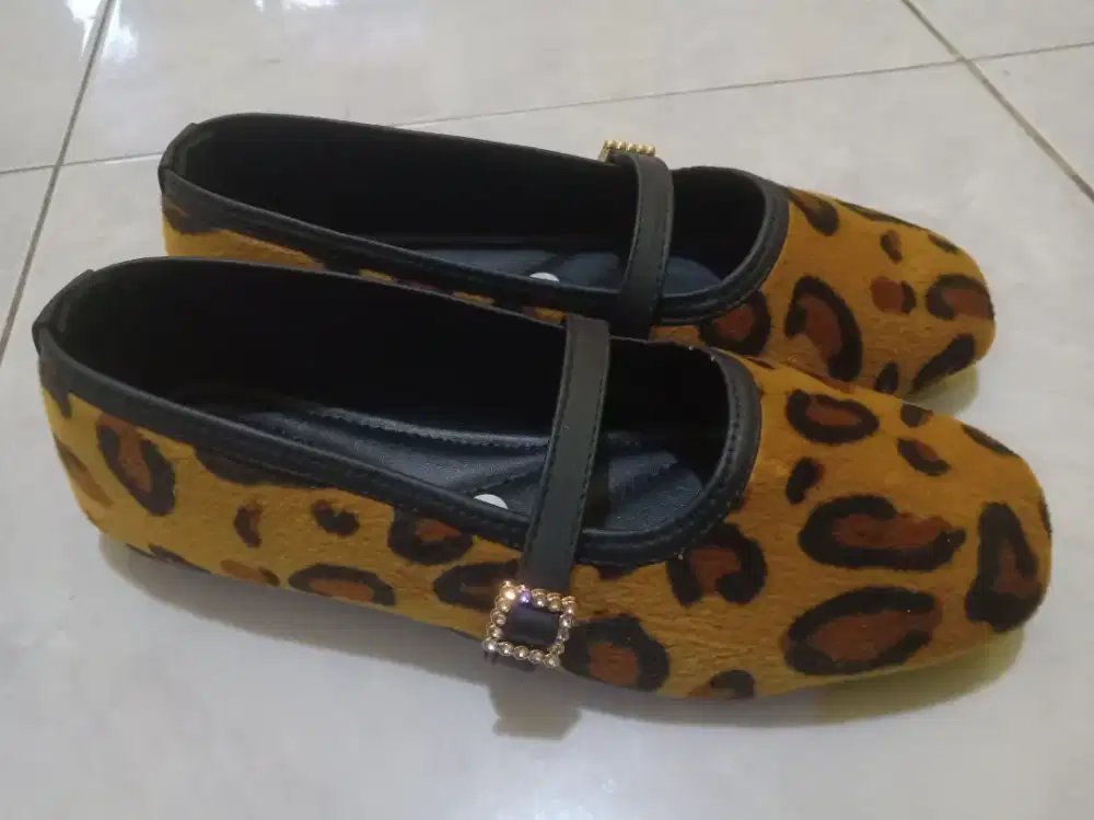 Flatshoes leopard deliwafa