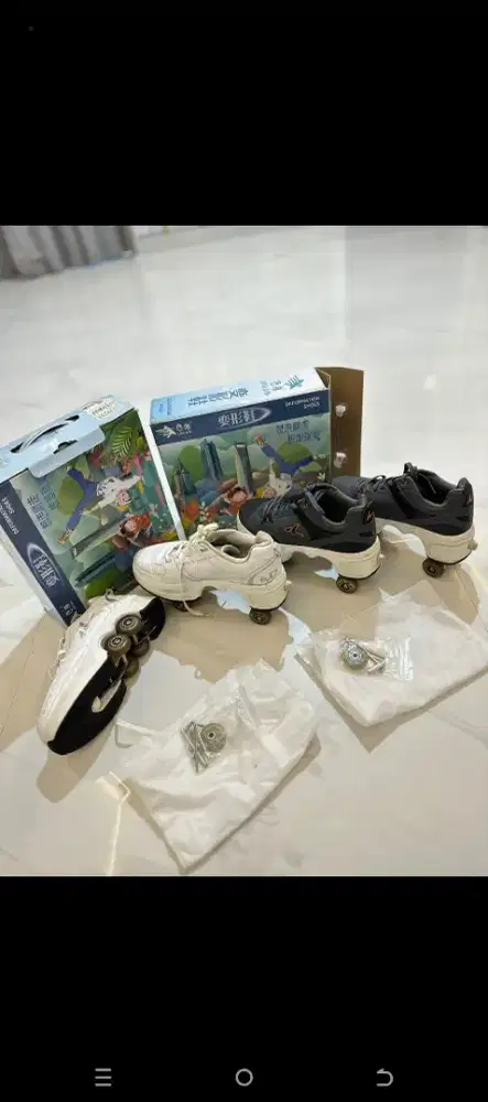 Sepatu roda bisa dilipat di jual Murah aja