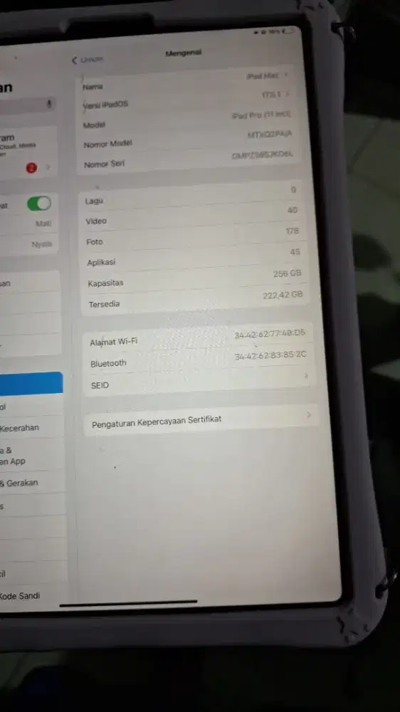 Jual cepat ipad pro 11 inc 2018 256 wifi