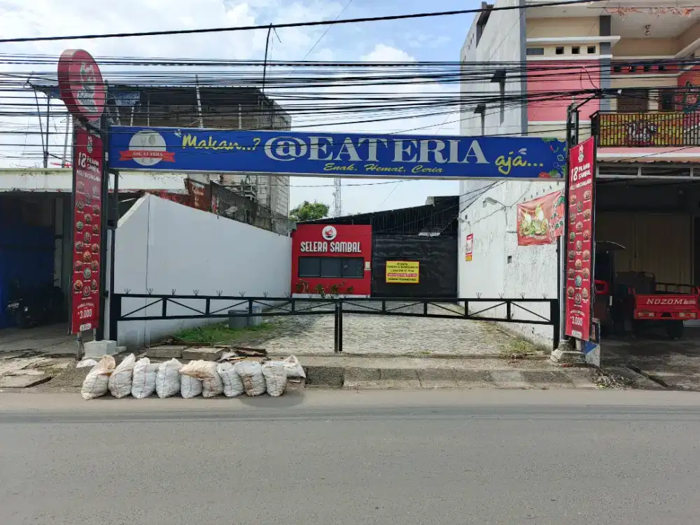 DIJUAL TEMPAT USAHA EX-RESTO – JL. UJUNG HARAPAN, BABELAN BEKASI