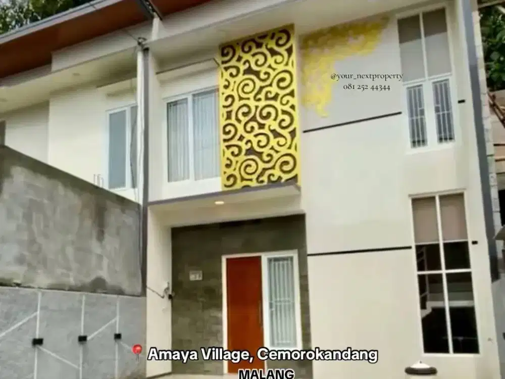 Rumah Baru Di Perumahan Amaya Village, Cemorokandang, Kedungkandang Kota Malang