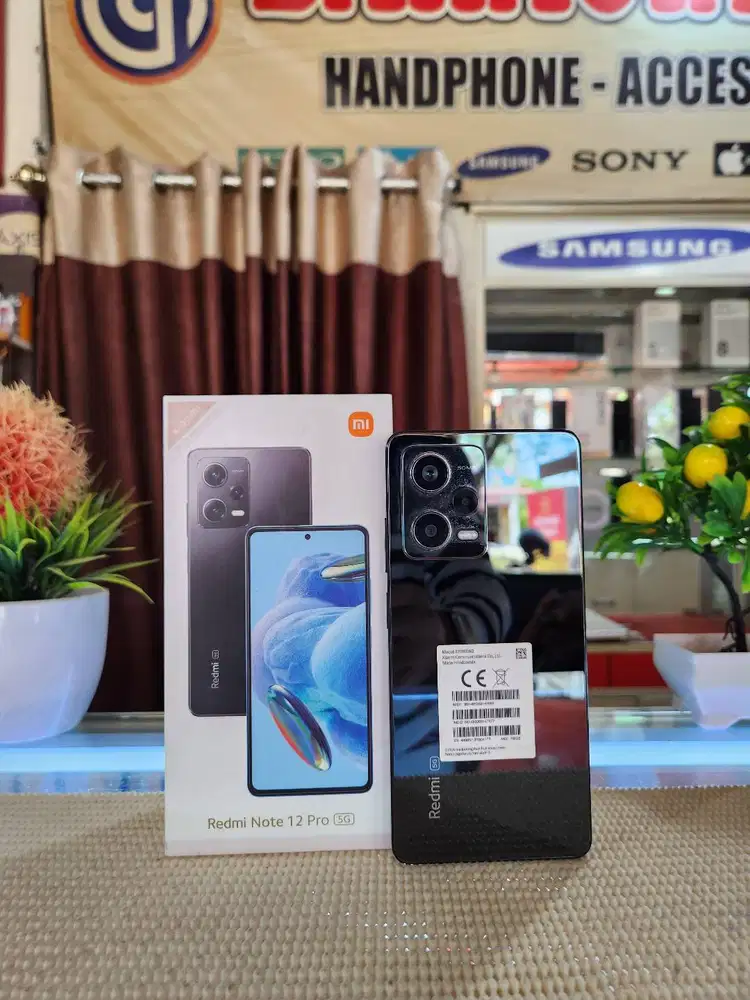 Redmi Note 12 Pro 5G Ram 8+8Gb/ 256Gb Fullset Mulus Ori 100% Brgaransi