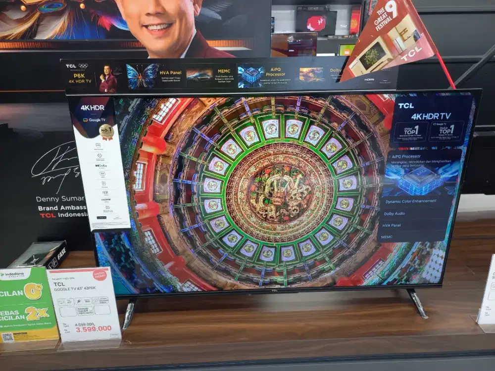 Cicil Google TV TCL 43 inch tanpa kartu kredit