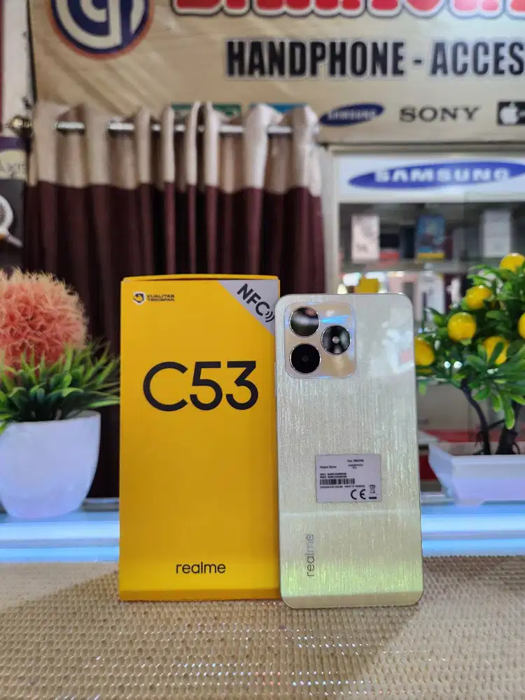 Realme C53 NFC Ram (6+6) 12Gb/ 128Gb Fullset Mulus Original Bergaransi