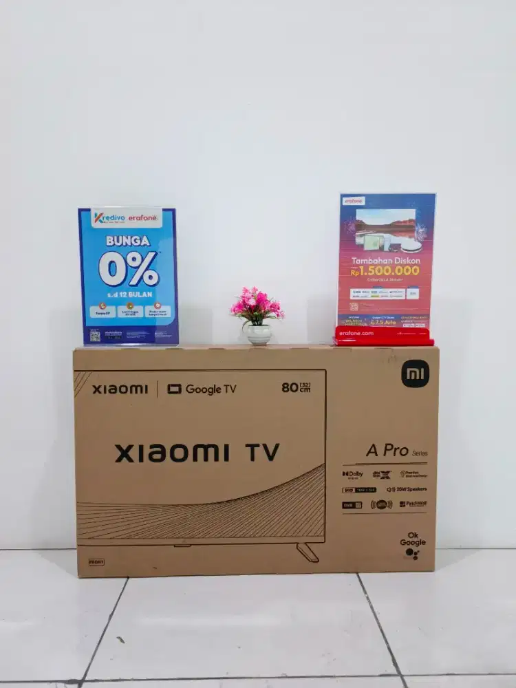 Promo Xiaomi Google TV 32inc A Pro HD dan promo garansi fisik 1 tahun