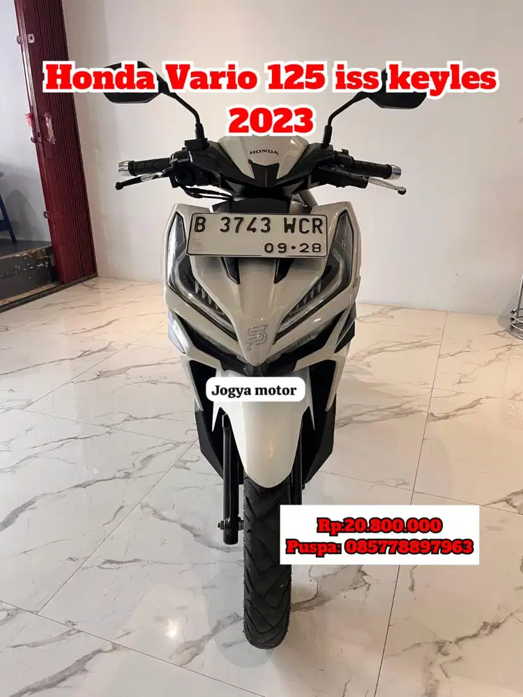 (B) honda vario 125 iss keyles 2023
