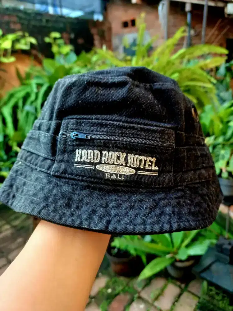 Topi HARD ROCK BALI Bucket Denim Original S/M