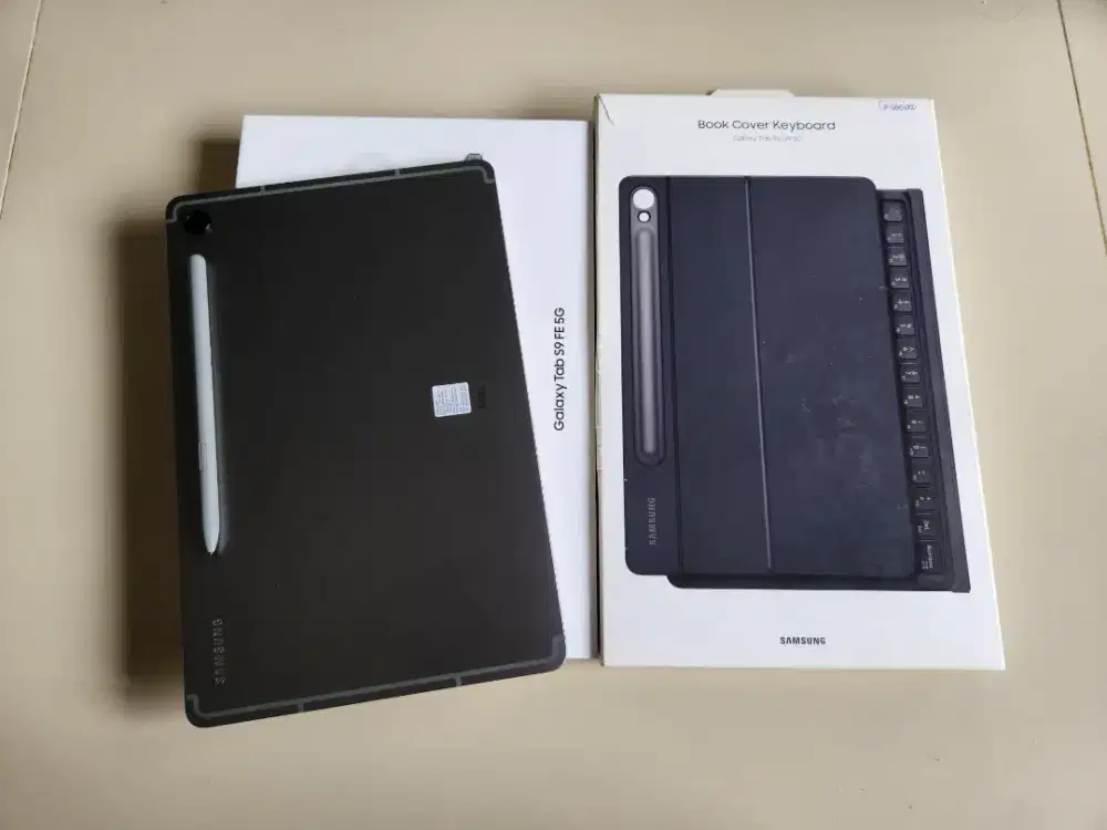 Samsung Tab S9 Fe 5G 6/128 SEIN Resmi Indo Termasuk Keyboard Murah