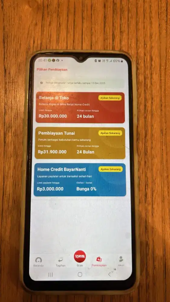 CICILAN BY HOME CREDIT ONLY