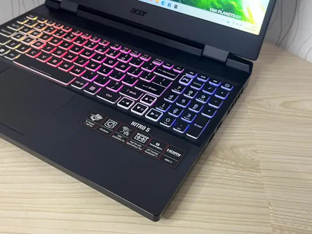 Acer Nitro An515- 58 intel i5 gen 12 ram 16/512 Rtx 3050 siap pakai