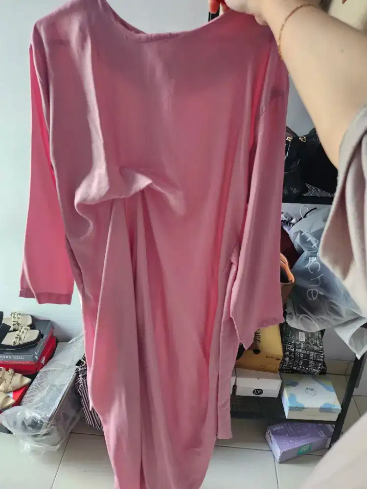 Long dress, gamis 100rb dpt 2, baju muslim wanita, abaya