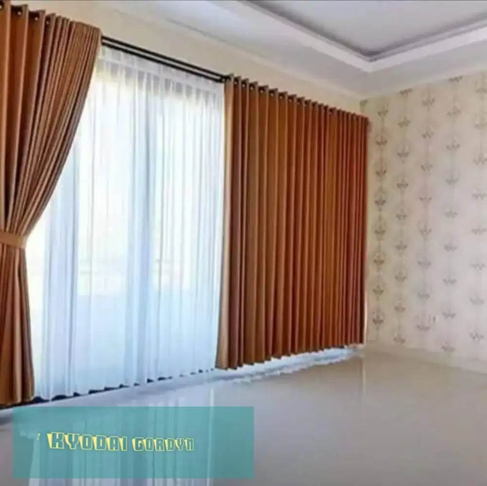 Pesanan Tirai Gorden Jendela Gordyn Mewah Hordeng Model Terbaru Murah