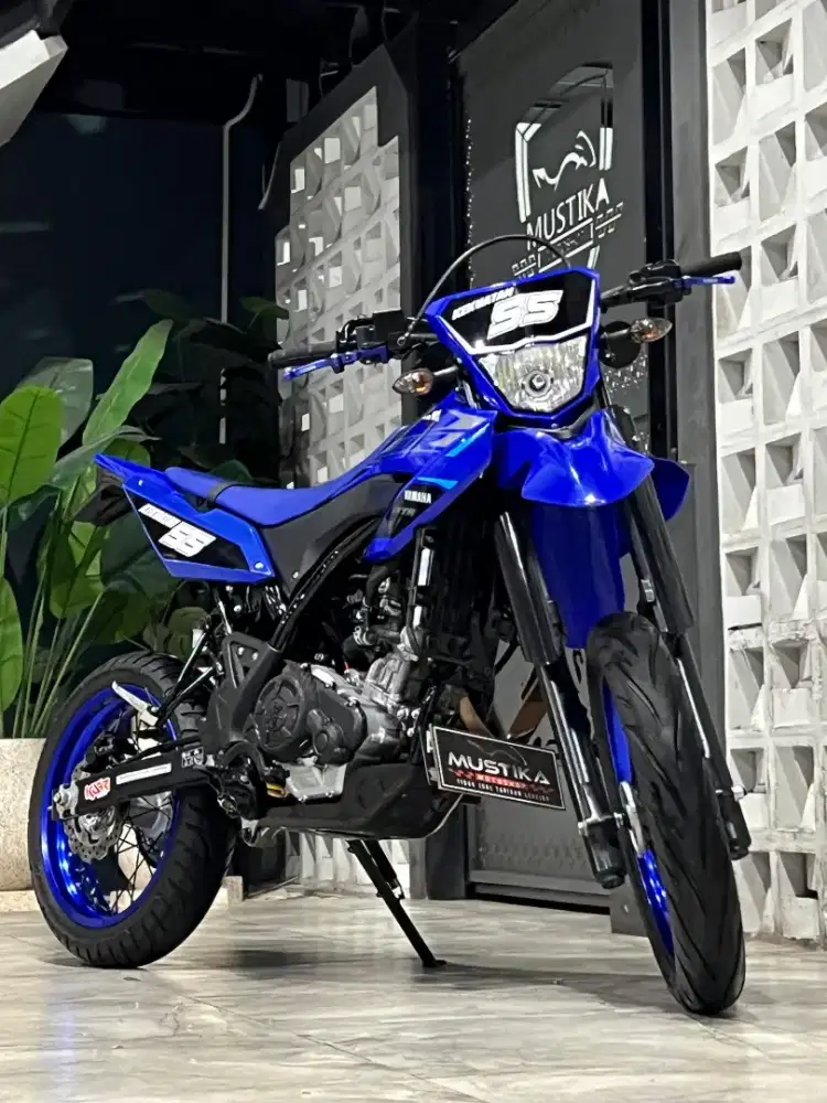Modif supermoto Yamaha WR155 Blue Race 2021