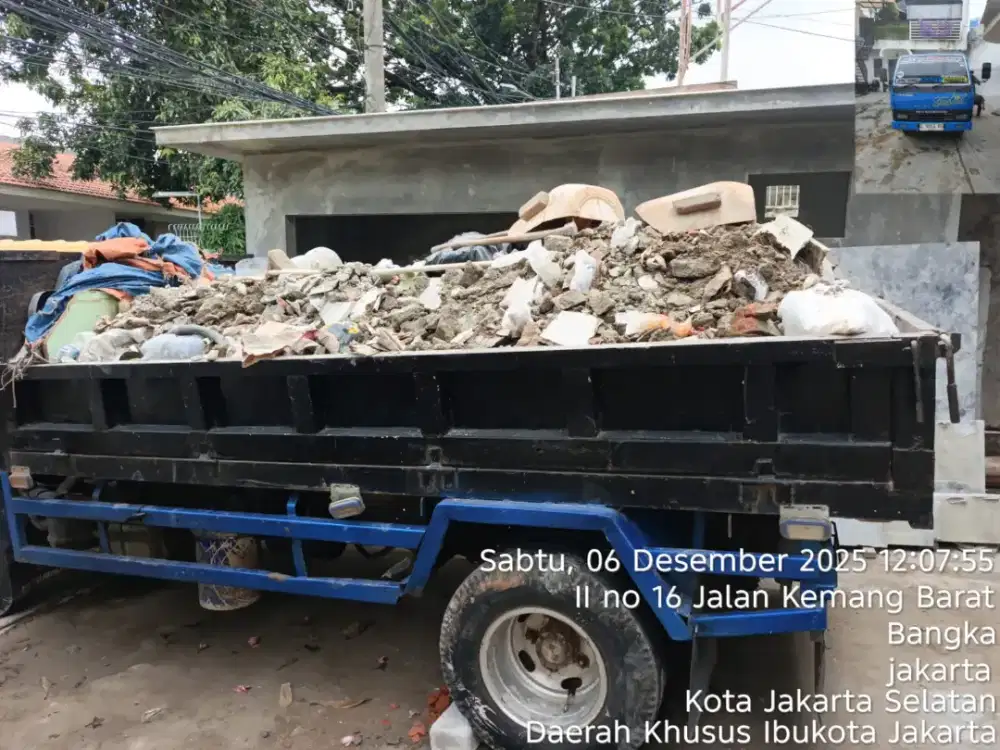 Jasa buang puing dan buang tanah